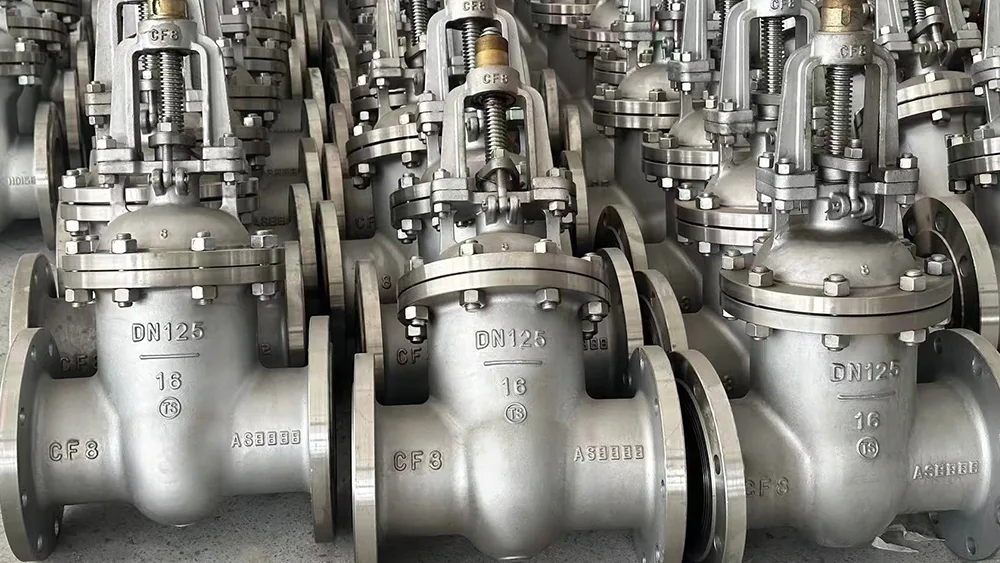 Types of gate valves.
