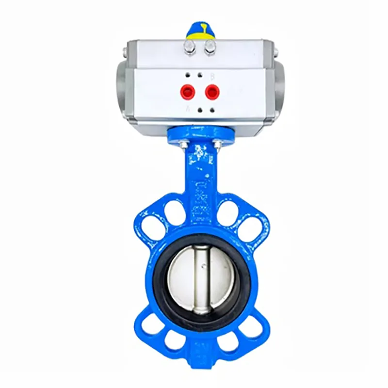 Stainless Steel Pneumatic Butterfly Valve