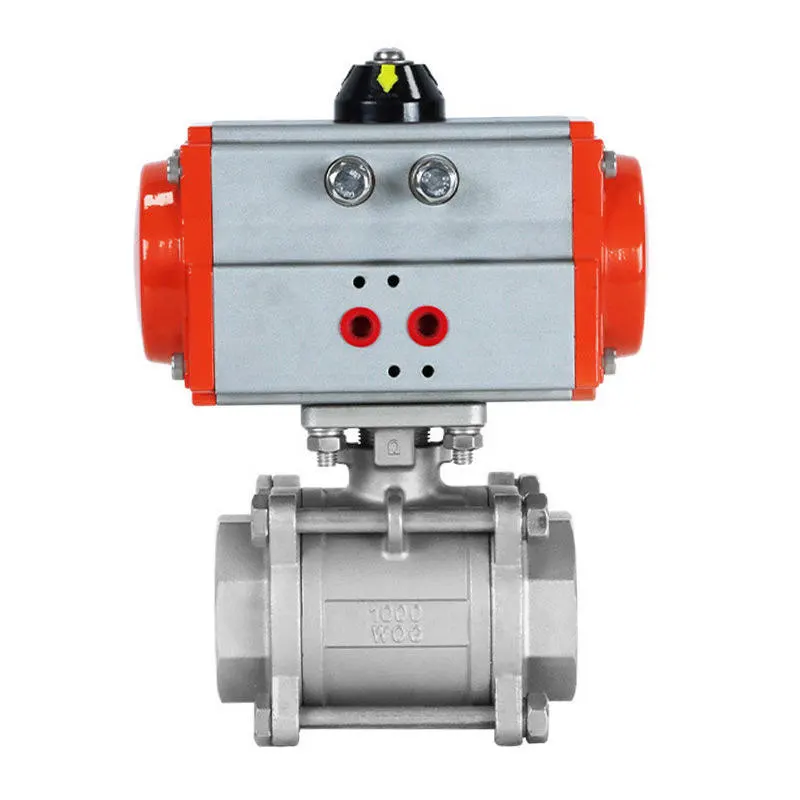 Pneumatic Stainless Steel Flanged Ball Valve